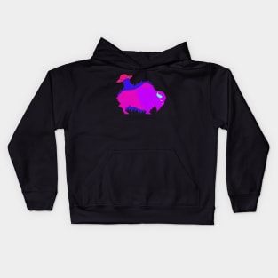 SunBison UFO Buffalo Kids Hoodie